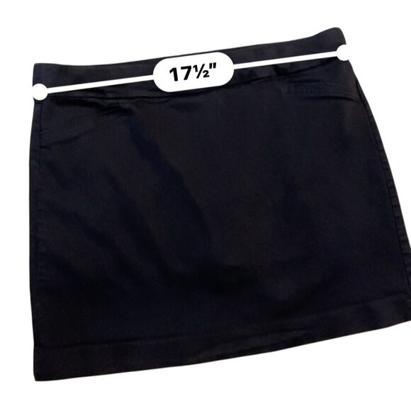Croft & Barrow effortless stretch black SKORT SIZE 18 REG Womens - Picture 2 of 7